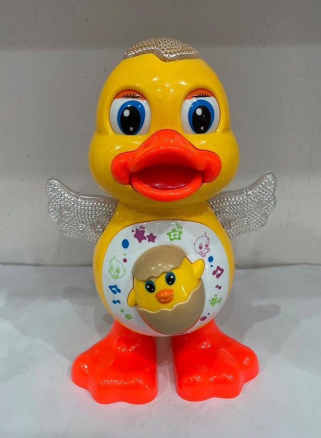 GOGA ENTERPRISES Musical Dancing Duck Toy with Real Dance Action Multicolor Flashing Lights Open Mouth - Image 3